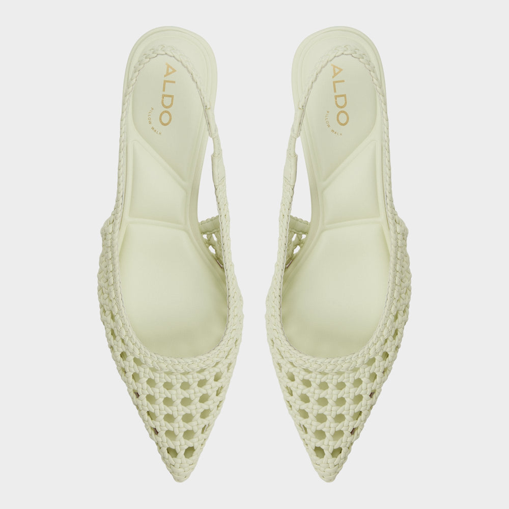 Other green Violettia in Other Green - Sling back high heel, Kitten heel | Aldo