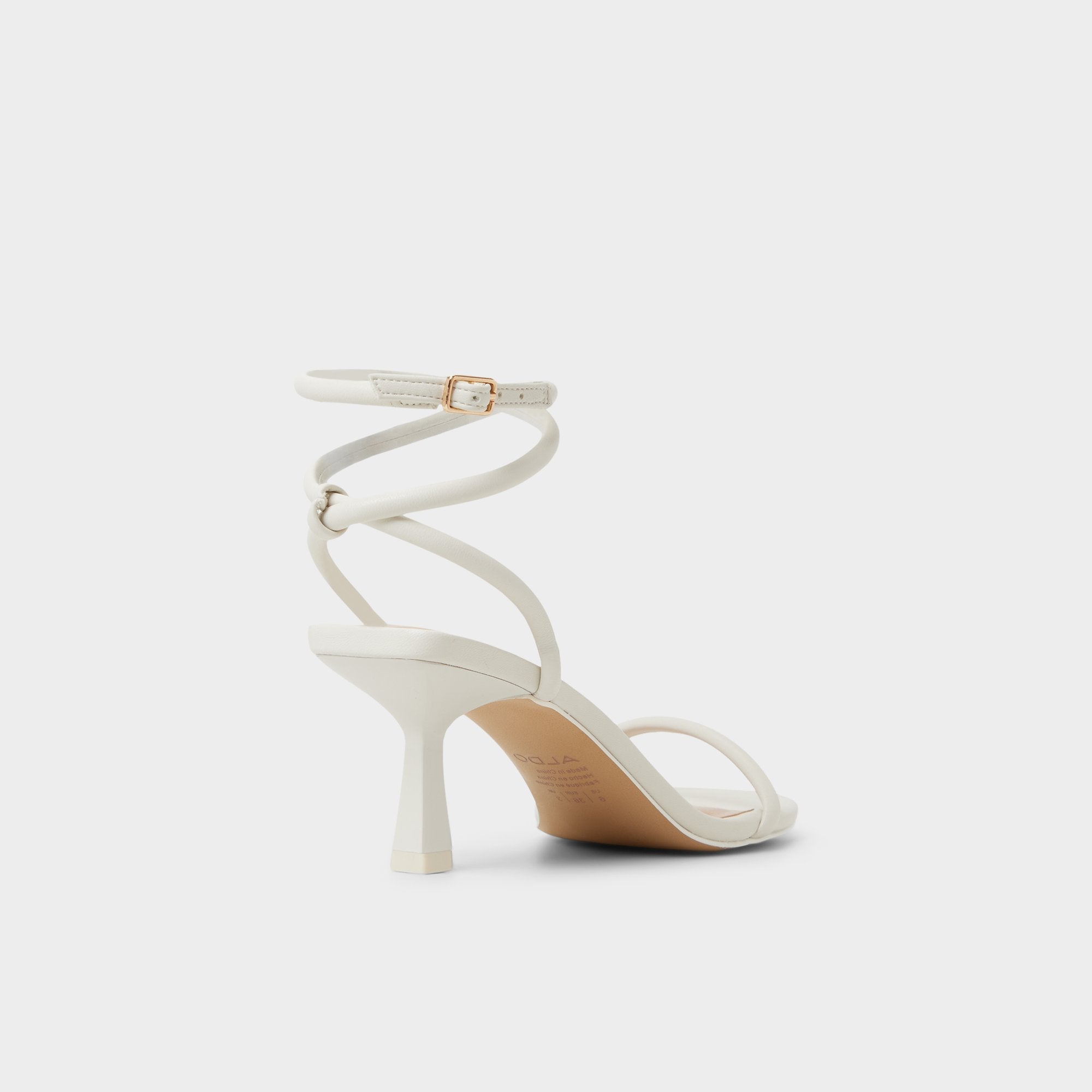 White Demmi White Women's Strappy sandals - , Kitten heel | Aldo