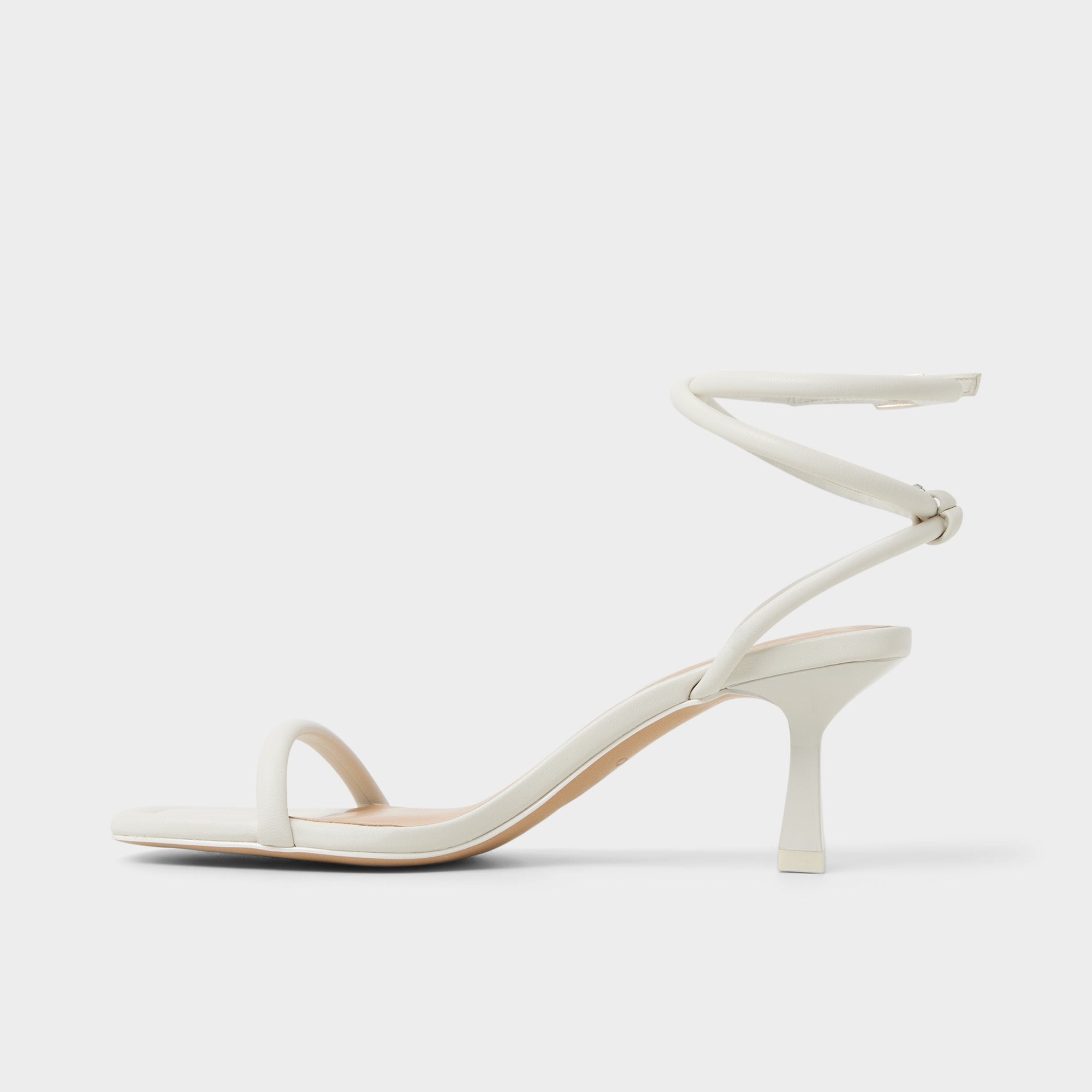 White Demmi White Women's Strappy sandals - , Kitten heel | Aldo