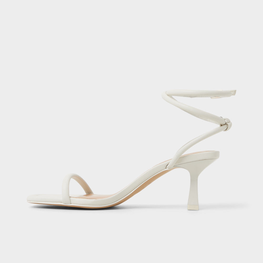 White Demmi White Women's Strappy sandals - , Kitten heel | Aldo