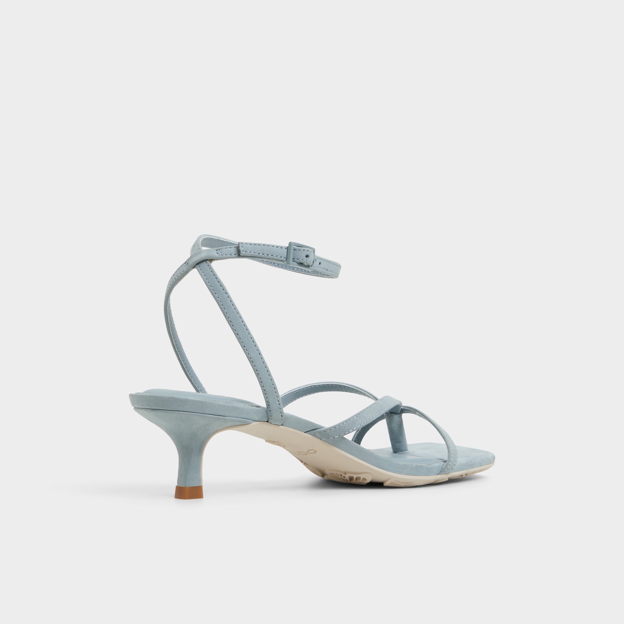 Other Blue Soffie Other Blue Women's Strappy sandals - Strappy heeled sandal, Kitten heel | Aldo
