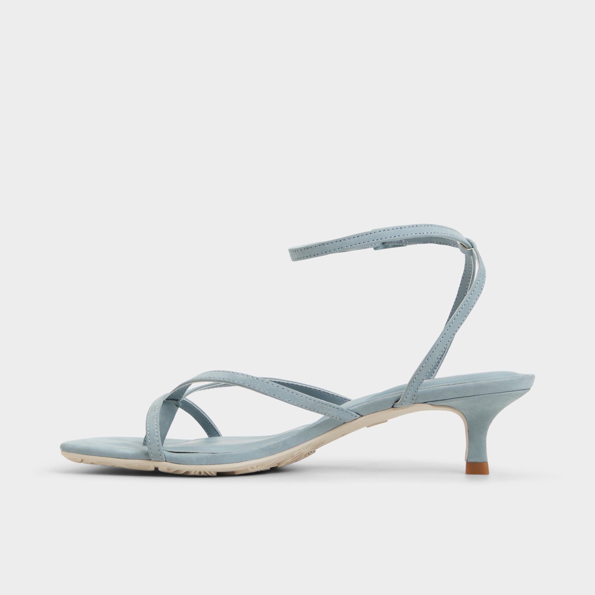 Other Blue Soffie Other Blue Women's Strappy sandals - Strappy heeled sandal, Kitten heel | Aldo