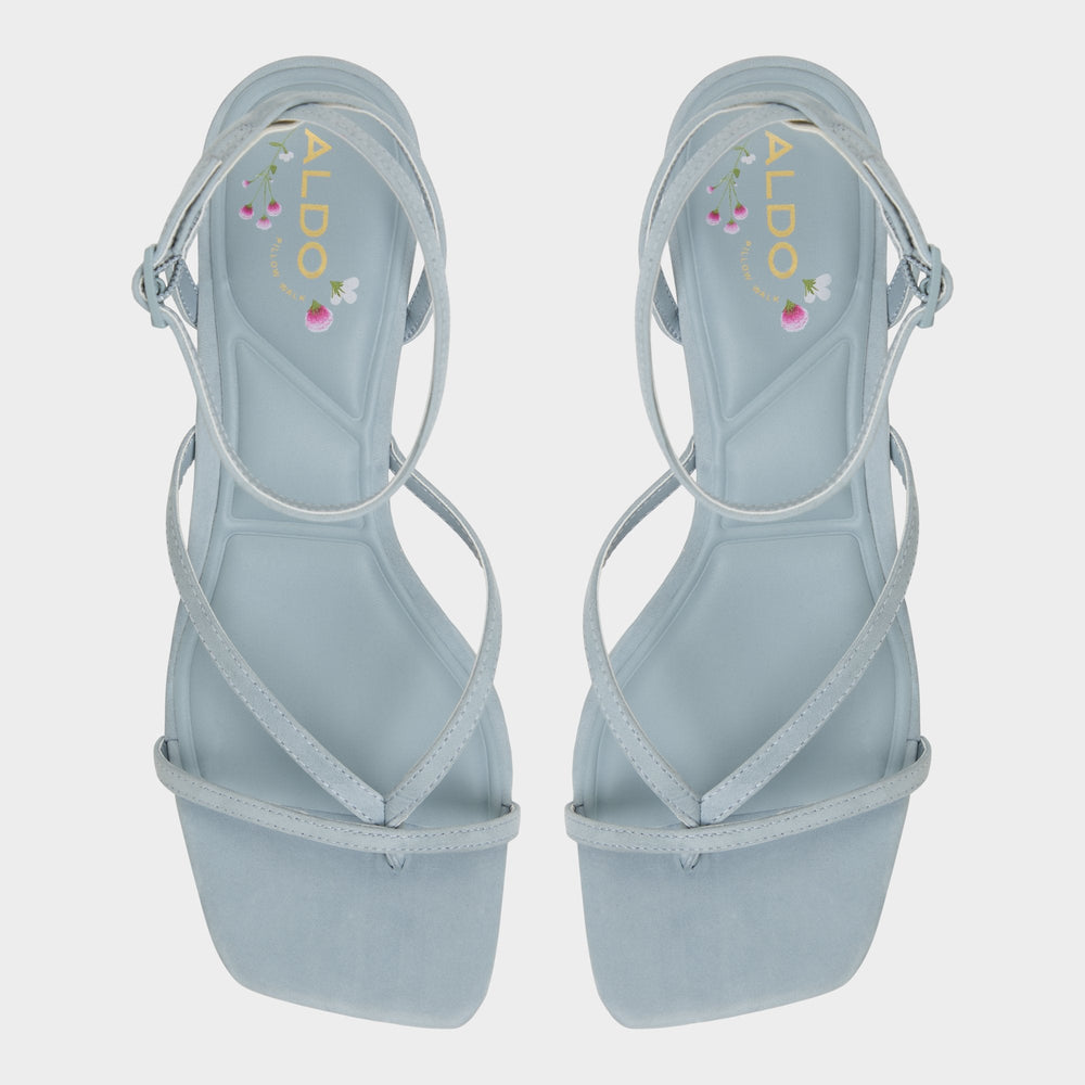 Other Blue Soffie Other Blue Women's Strappy sandals - Strappy heeled sandal, Kitten heel | Aldo