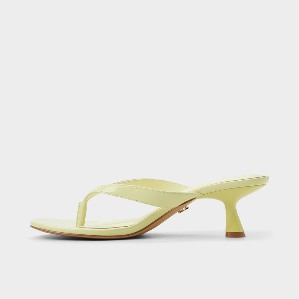 Other Yellow Jump Other Yellow Women's Strappy sandals - Heeled flip flop, Kitten heel | Aldo