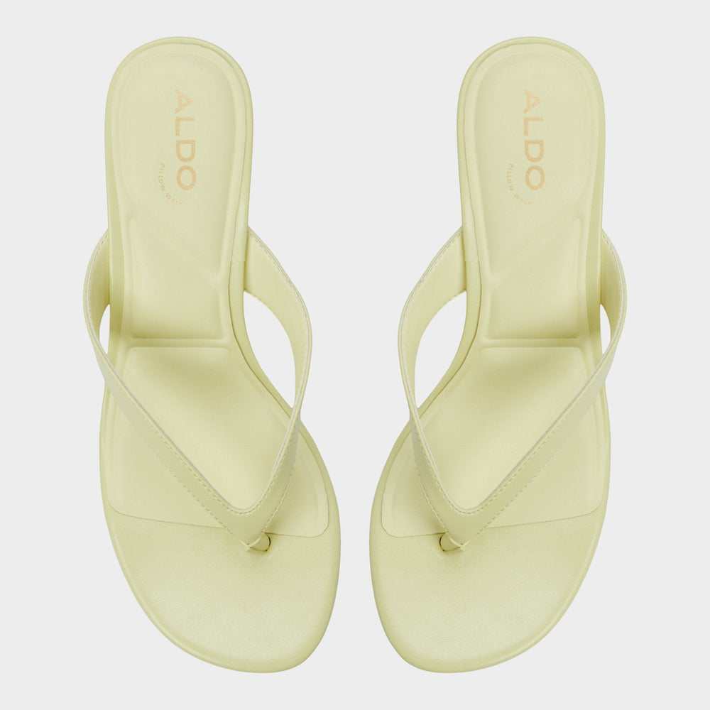 Other Yellow Jump Other Yellow Women's Strappy sandals - Heeled flip flop, Kitten heel | Aldo