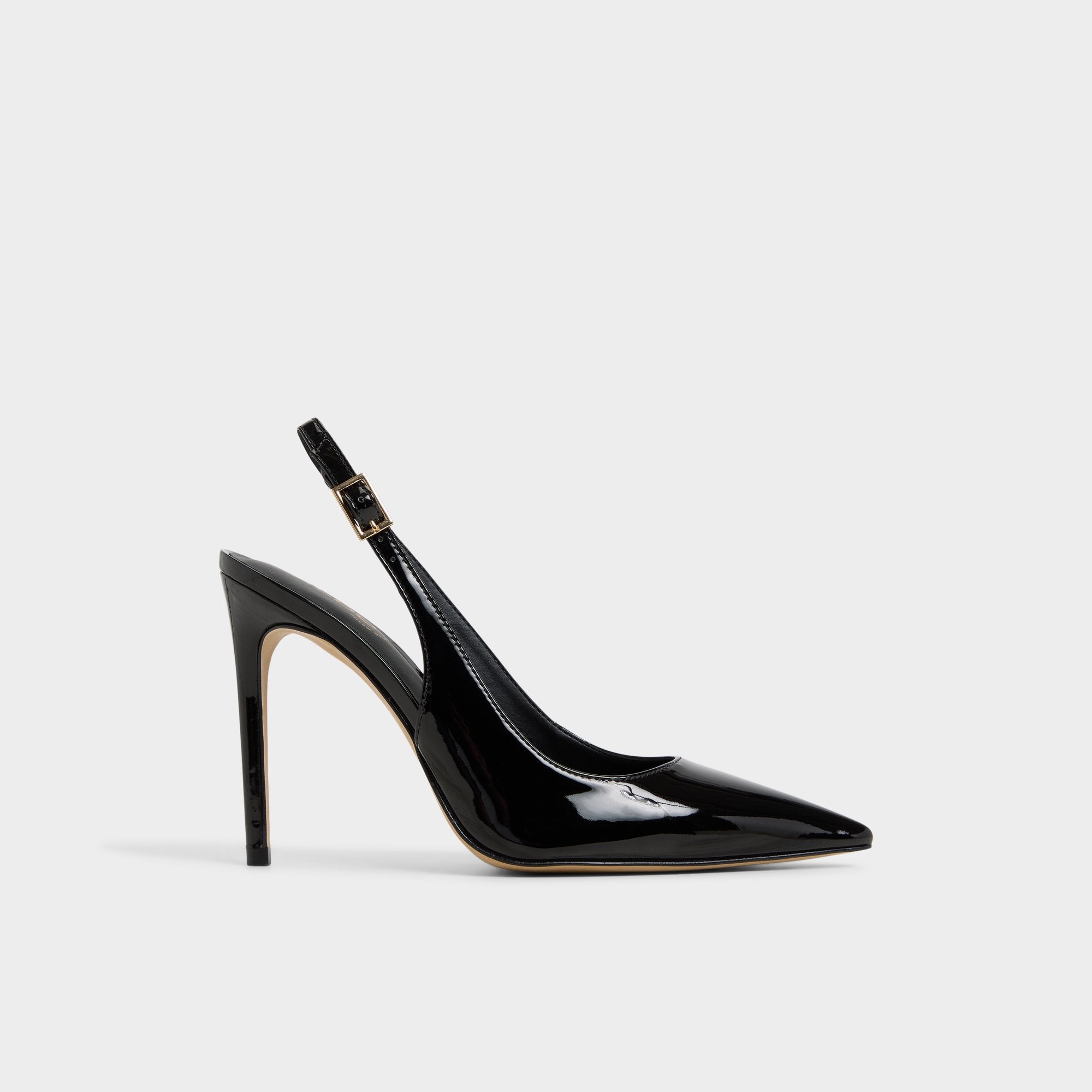 Black Stessysling Black Women's Pumps - Sling back high heel, Stiletto heel | Aldo