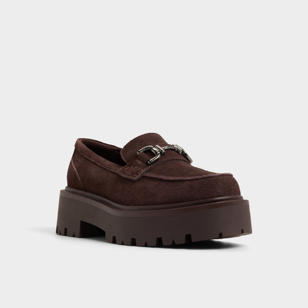Dark brown Oneameth in Dark Brown - Loafer, Lug sole | Aldo