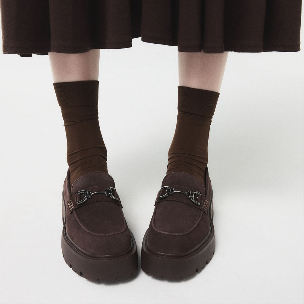 Dark brown Oneameth in Dark Brown - Loafer, Lug sole | Aldo