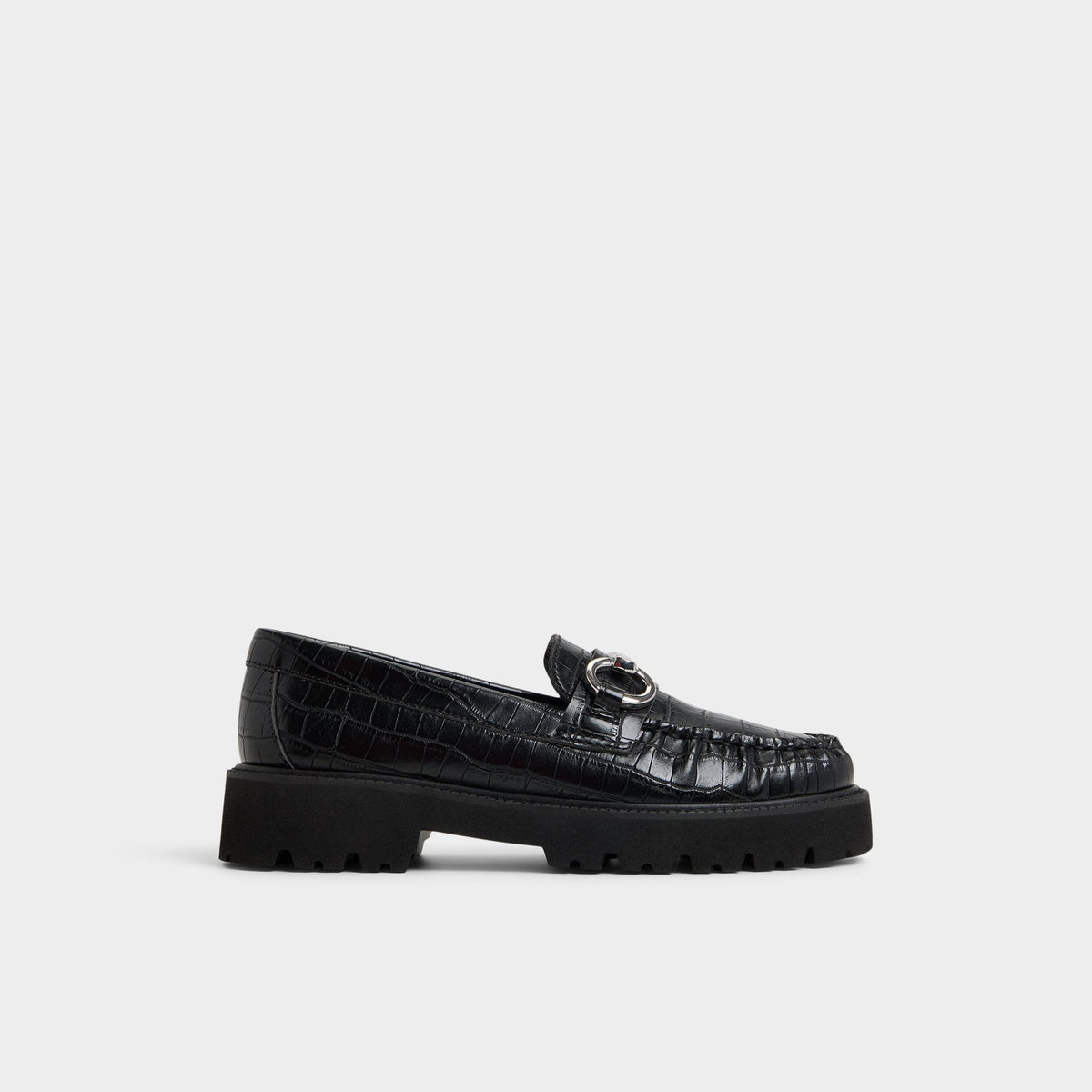 Black Danrose Black Women's Loafers & Oxfords - Loafer, Lug sole | Aldo
