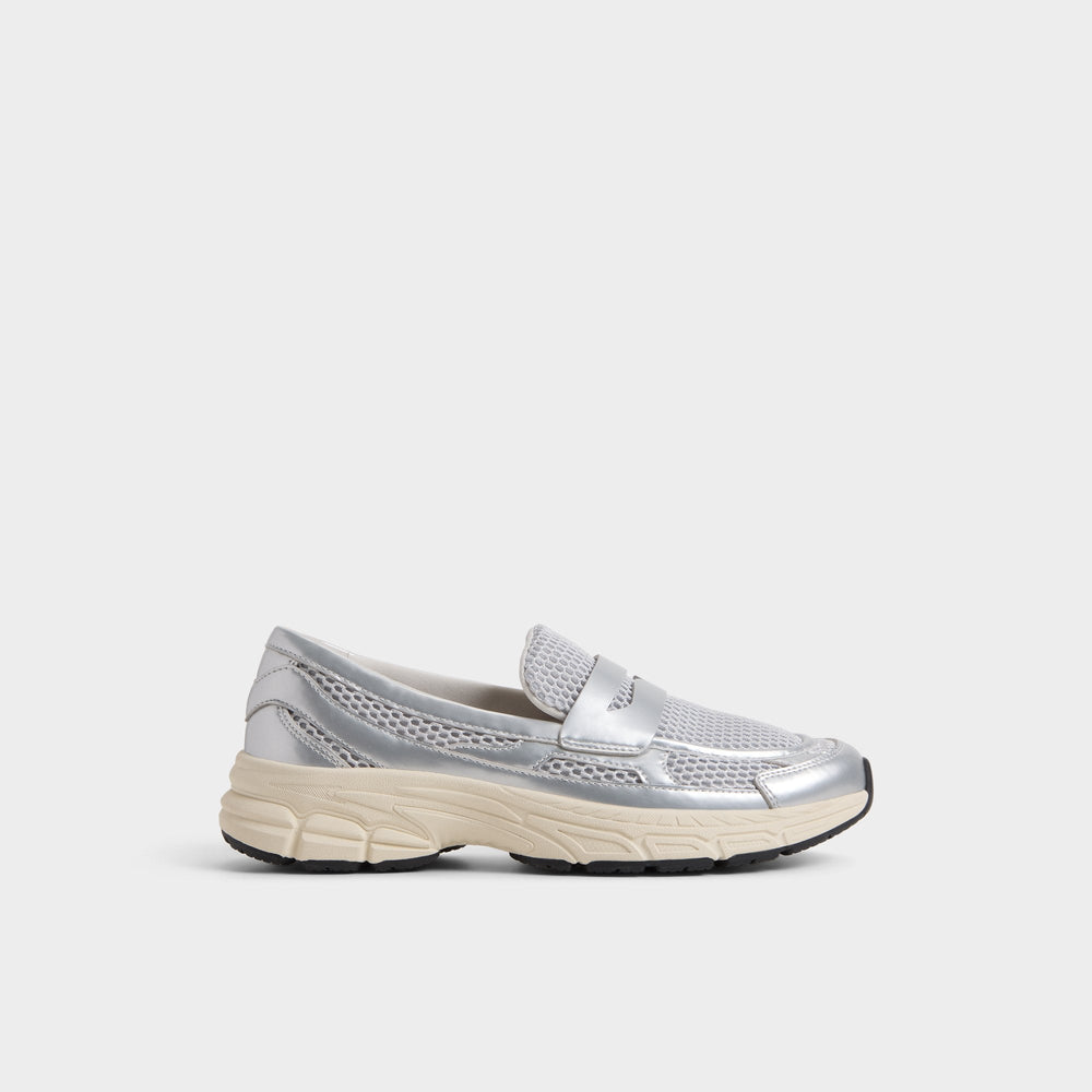 Silver Loffy in Silver - Loafer, Jogger sole | Aldo