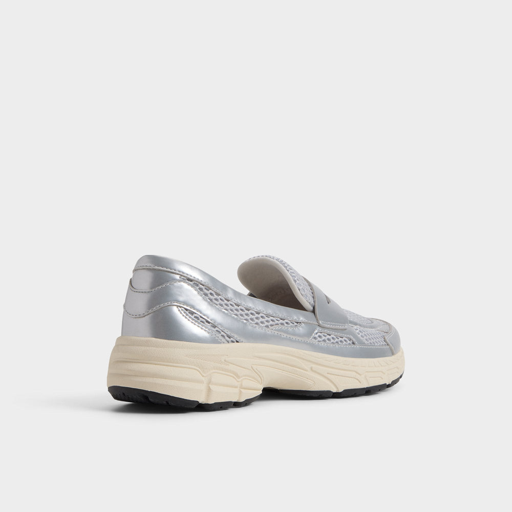 Silver Loffy in Silver - Loafer, Jogger sole | Aldo