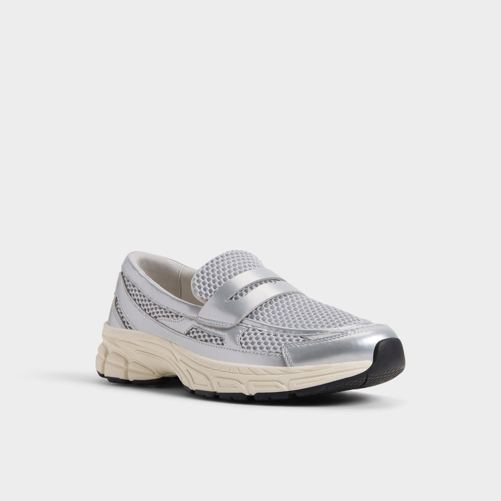 Silver Loffy in Silver - Loafer, Jogger sole | Aldo