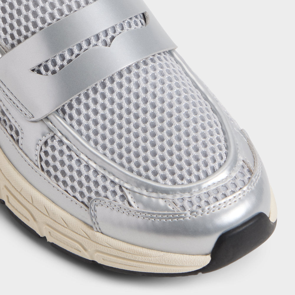 Silver Loffy in Silver - Loafer, Jogger sole | Aldo
