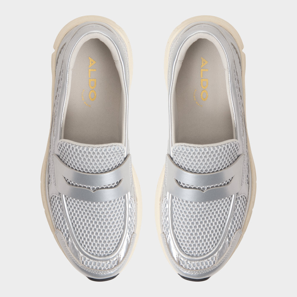 Silver Loffy in Silver - Loafer, Jogger sole | Aldo