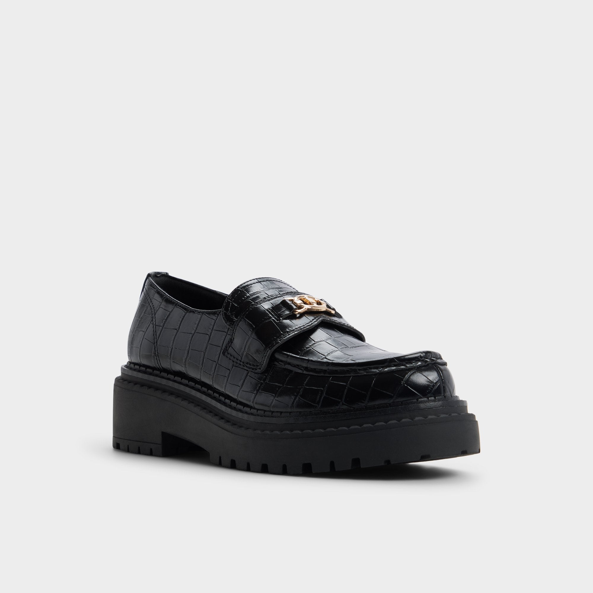 Black Miravelle in Black - Loafer, Lug sole | Aldo