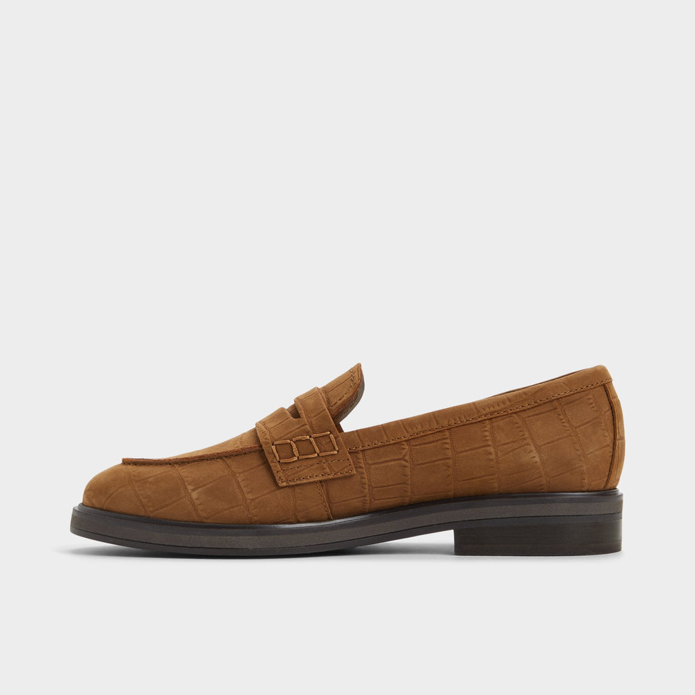 Dark Brown Lededanten Dark Brown Women's Loafers & Oxfords - Loafer, Block heel | Aldo