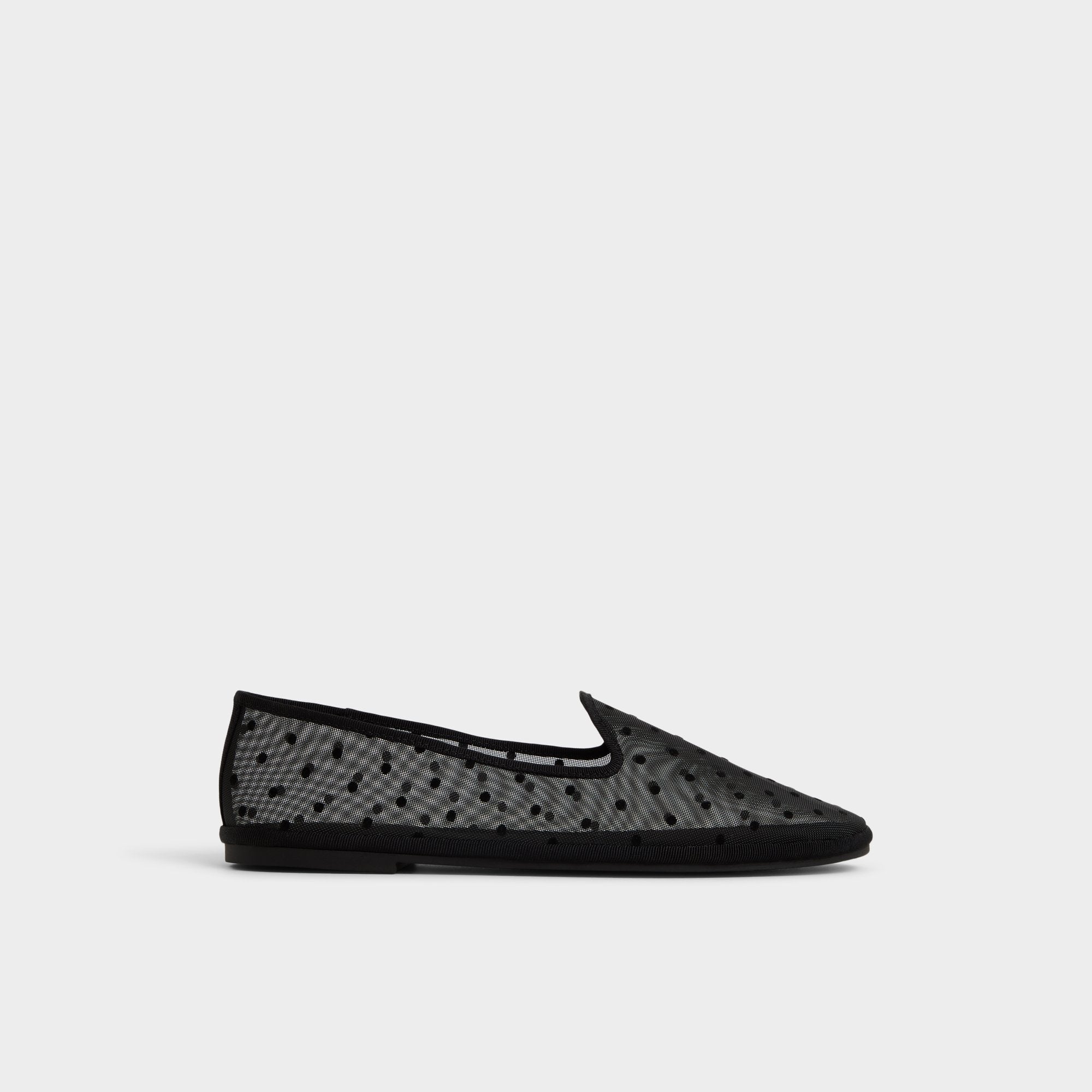 Black Aurabelle Black Textile Mesh Women's Loafers & Oxfords - Loafer | Aldo