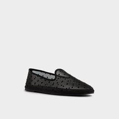 Black Aurabelle Black Textile Mesh Women's Loafers & Oxfords - Loafer | Aldo