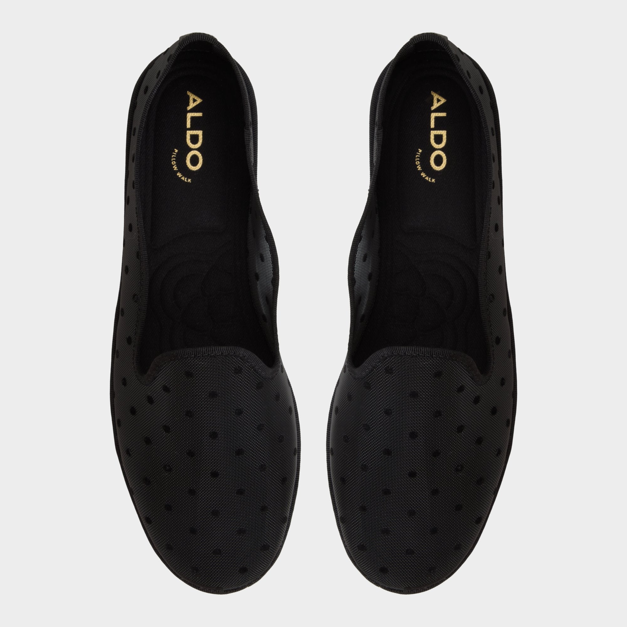 Black Aurabelle Black Textile Mesh Women's Loafers & Oxfords - Loafer | Aldo