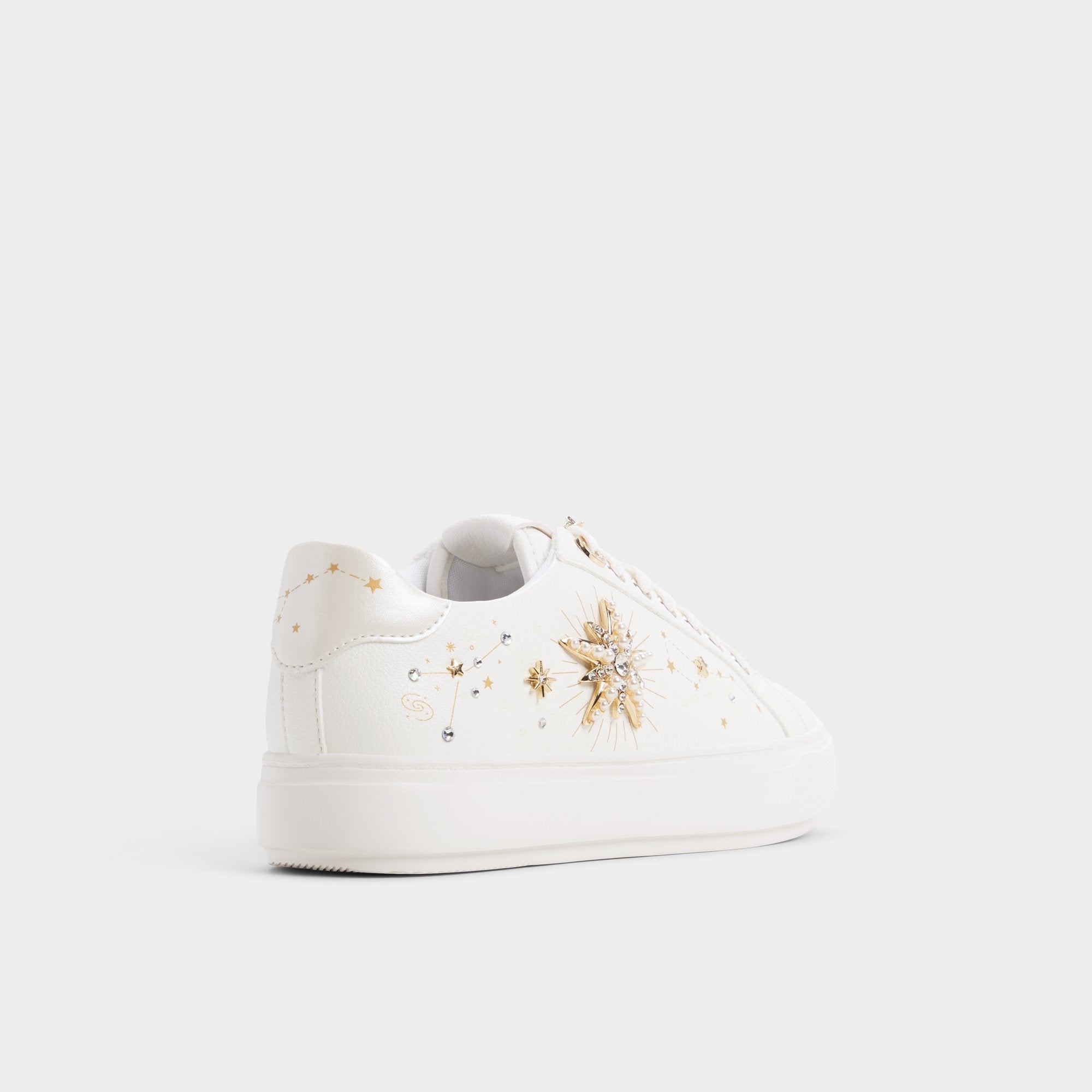 White Starbright in White - Sneaker, Cup sole | Aldo
