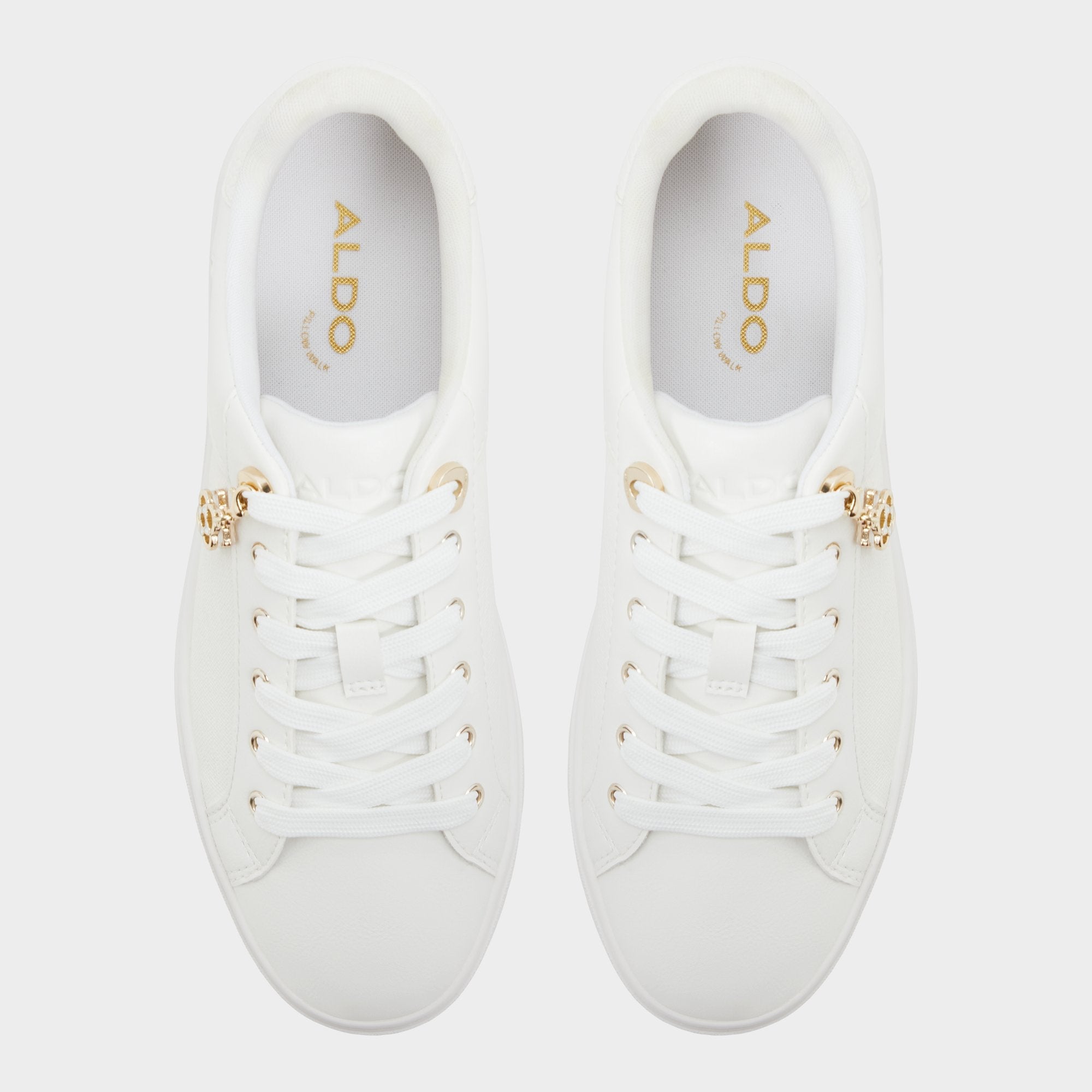 White Elgata in White 14053604 - Sneaker, Cup sole | Aldo