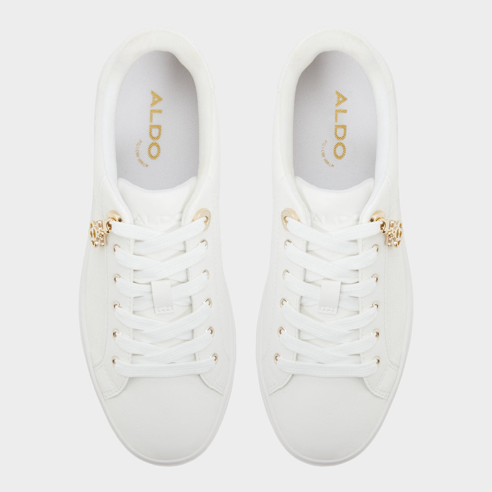 White Elgata in White 14053604 - Sneaker, Cup sole | Aldo