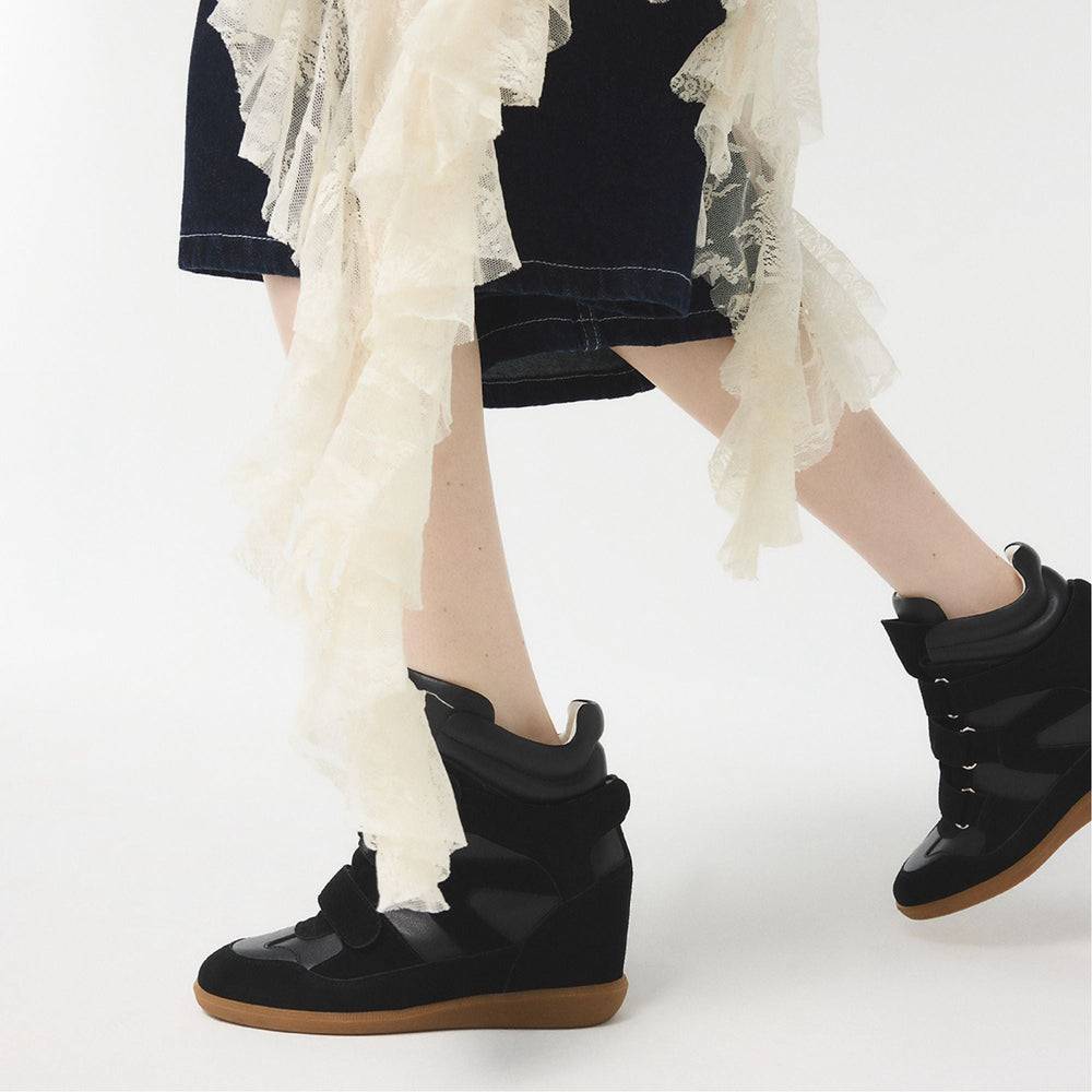 Black Bellissamo in Black - Wedge sneaker, Wedge heel | Aldo