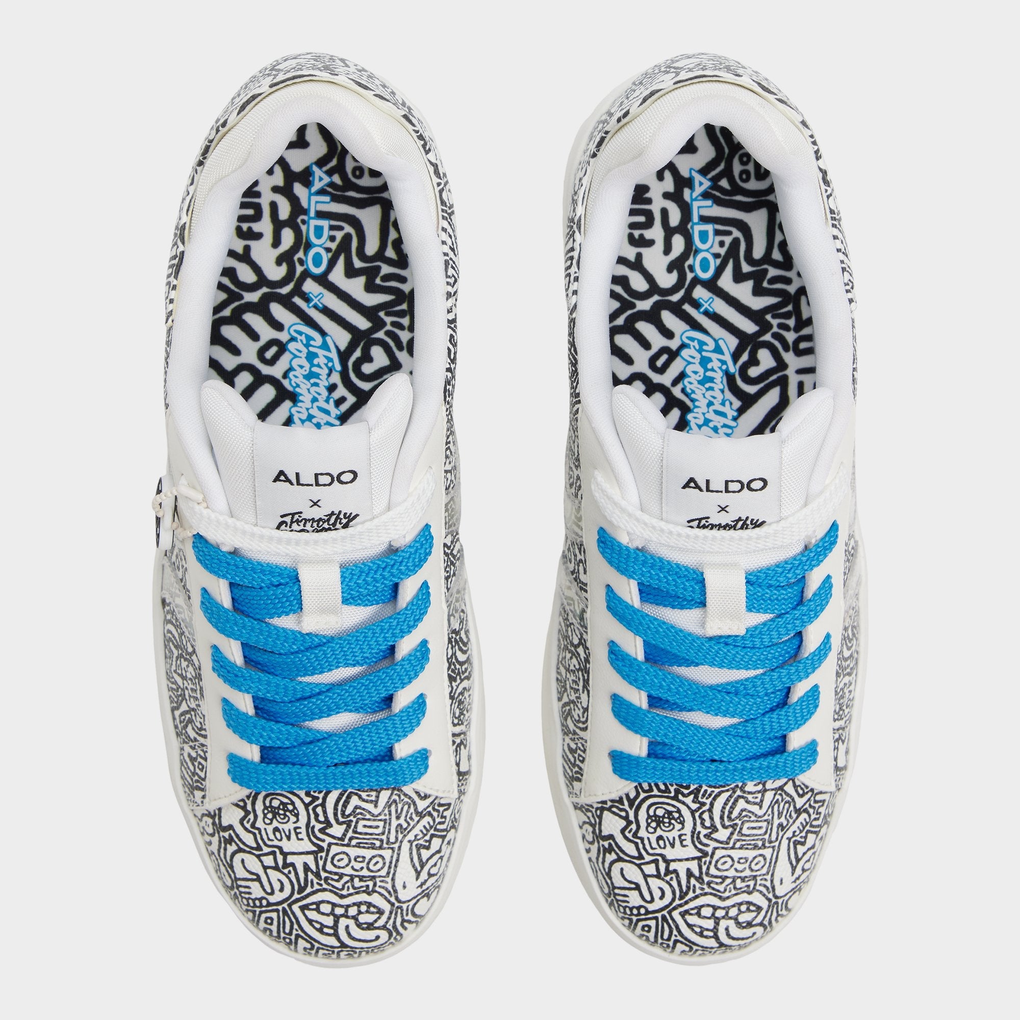 White/Black Timothy in Goodman White Black14038432 - Low top sneaker, Cup sole | Aldo
