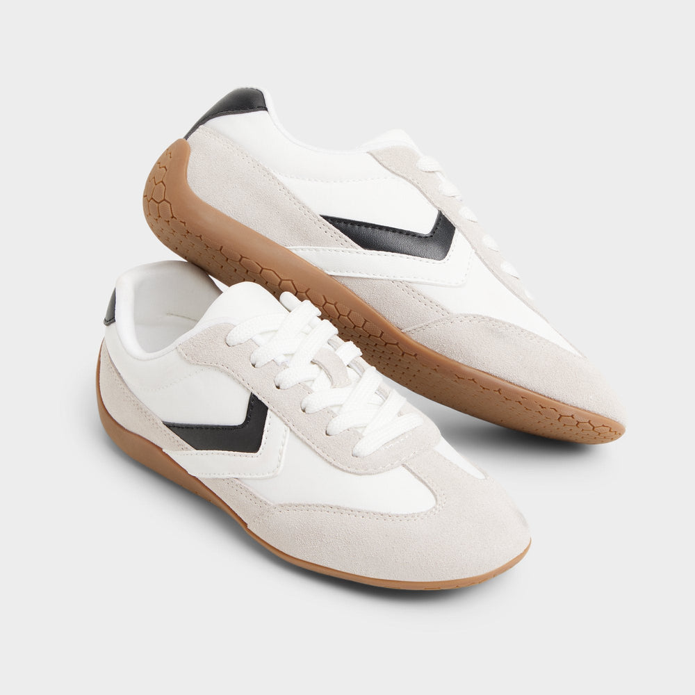 White/grey Coolchic White/Grey Women's Low top sneakers - Jogger sneaker | Aldo