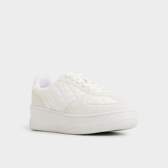 White Deevale White Women's Low top sneakers - Sneaker, Platform | Aldo