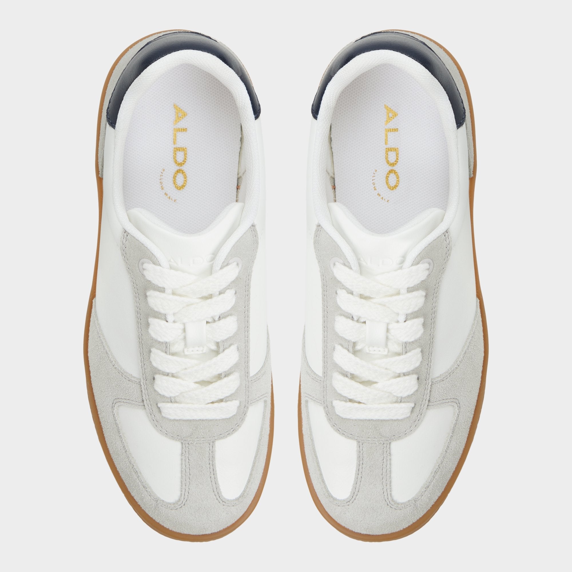 White/grey Deevale White/Grey Women's Low top sneakers - Sneaker, Platform | Aldo