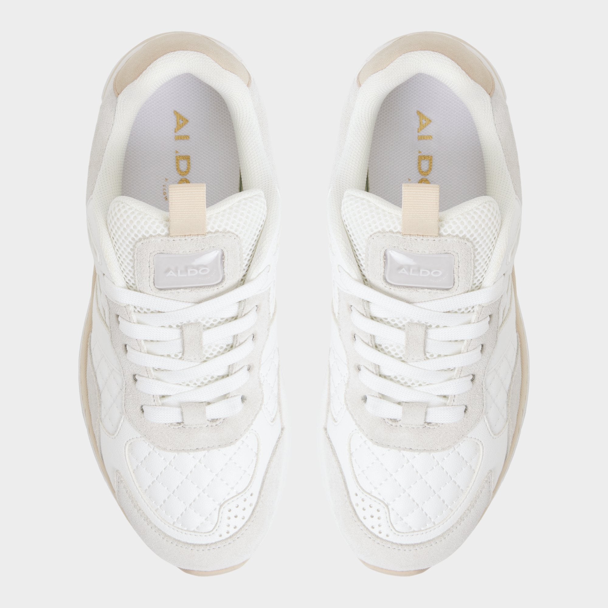 White Pillowsnkr in L White - Jogger sneaker | Aldo