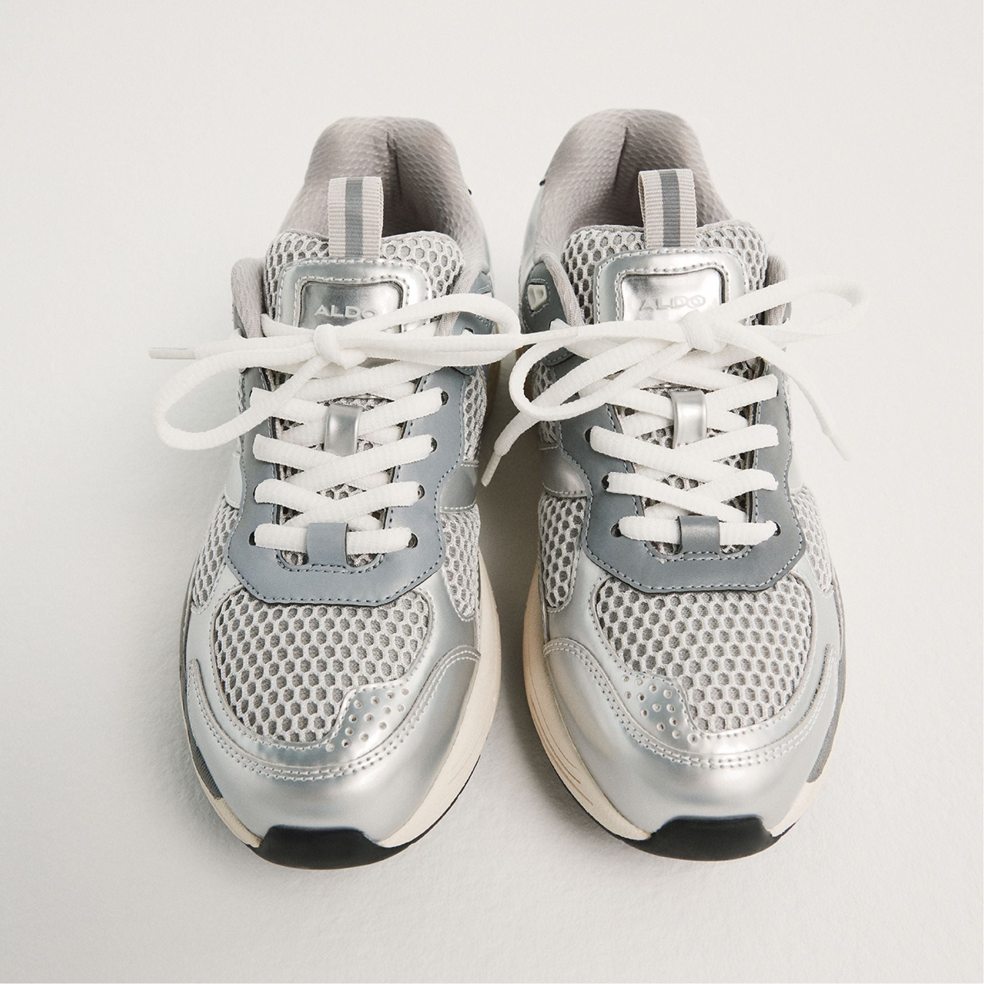 Silver Pillowsnkr in L Silver - Jogger sneaker | Aldo
