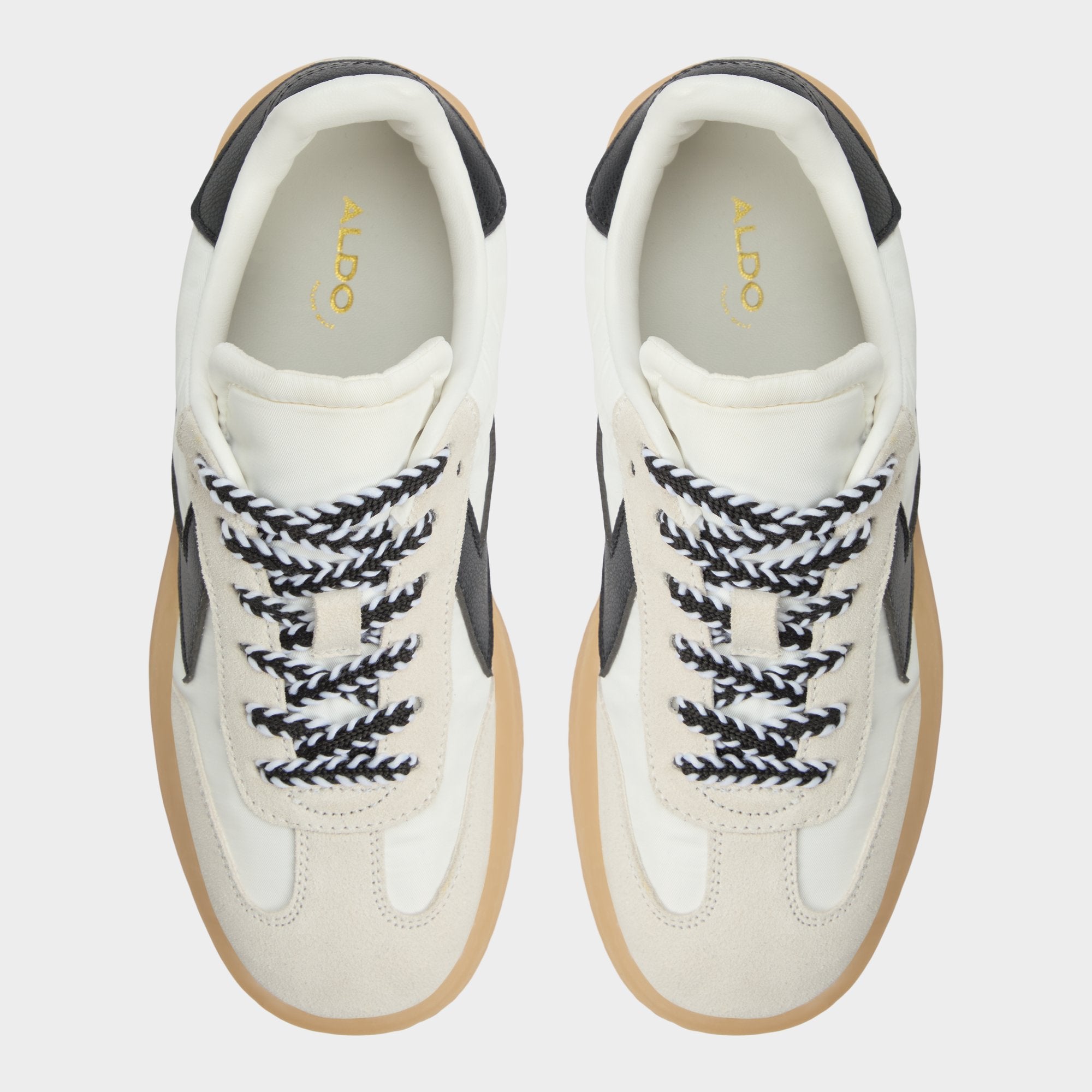 White/Black Retrostep White/Black Women's Low top sneakers - Low top sneaker, Jogger sole | Aldo