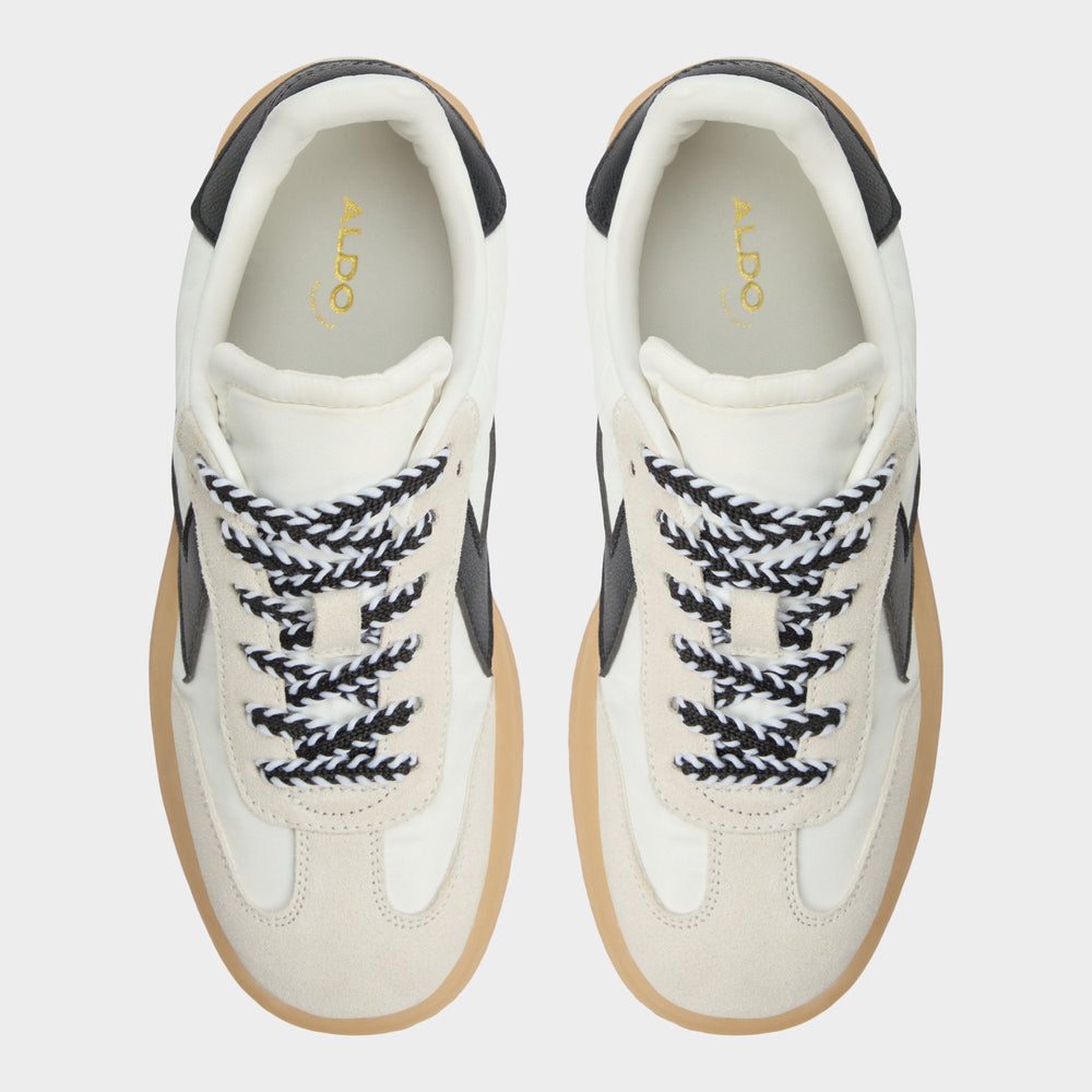 White/Black Retrostep White/Black Women's Low top sneakers - Low top sneaker, Jogger sole | Aldo