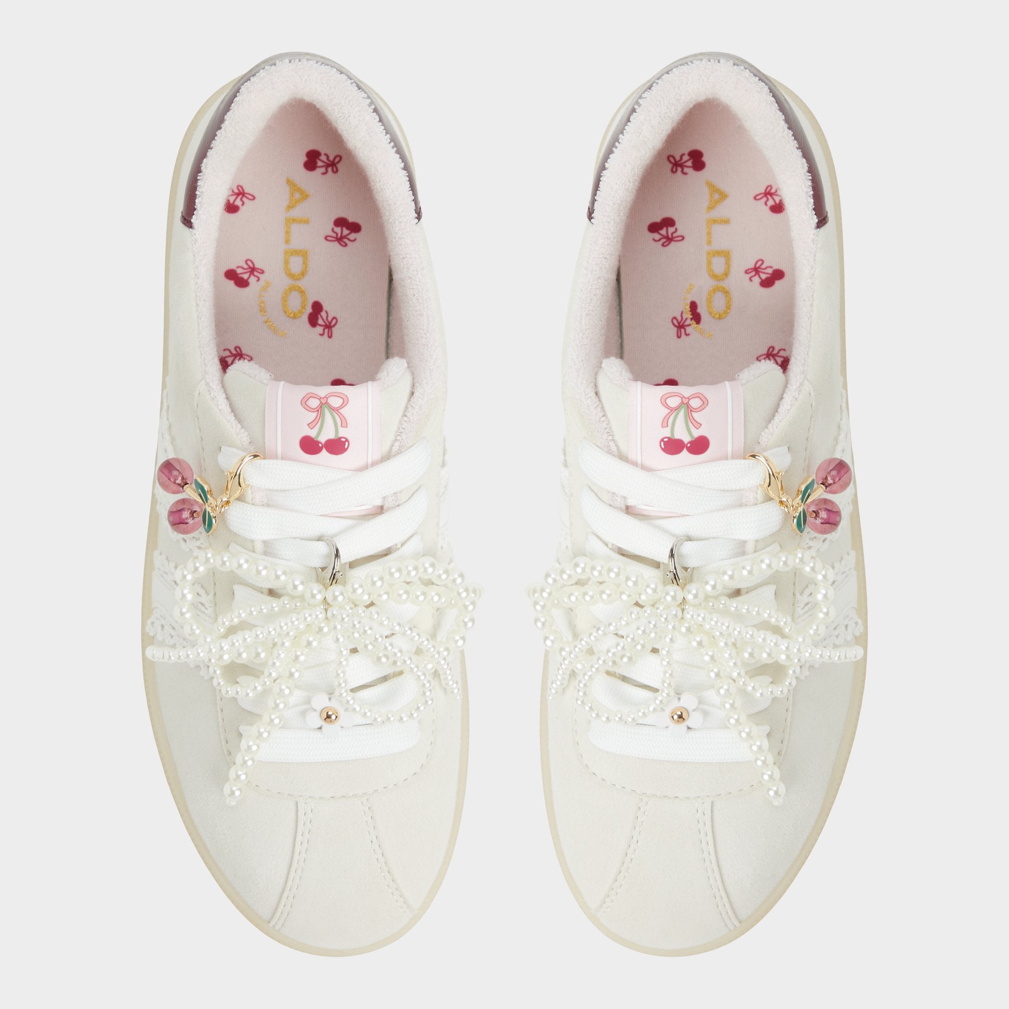 White/Bone Sweetthing White/Bone Women's Low top sneakers - Low top sneaker, Cup sole | Aldo