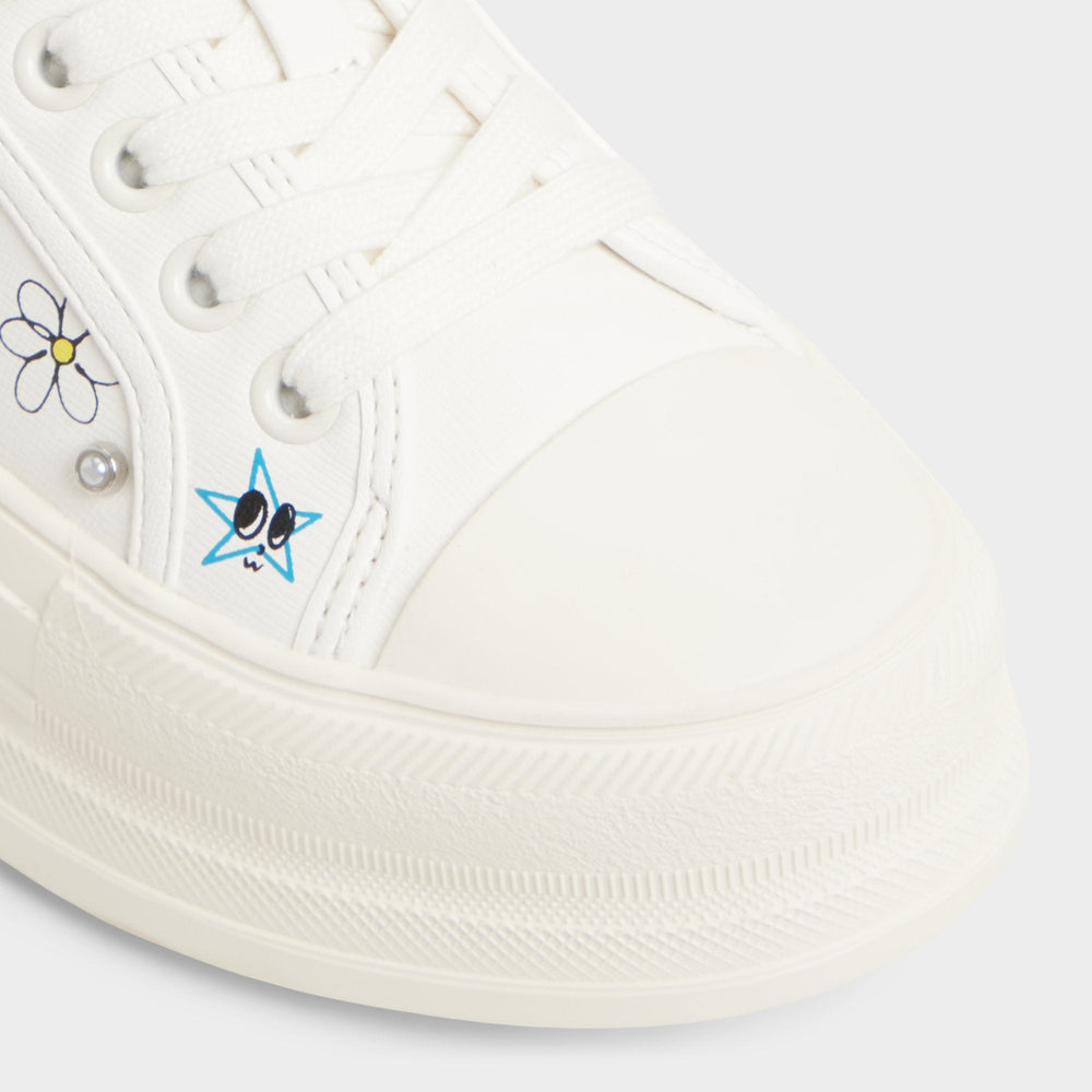 White/Multi Rayes White/Multi Women's Low top sneakers - Sneaker, Platform | Aldo