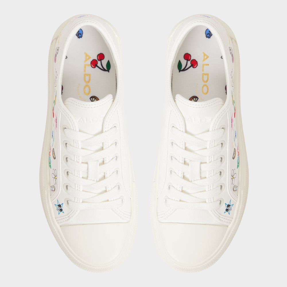 White/Multi Rayes White/Multi Women's Low top sneakers - Sneaker, Platform | Aldo