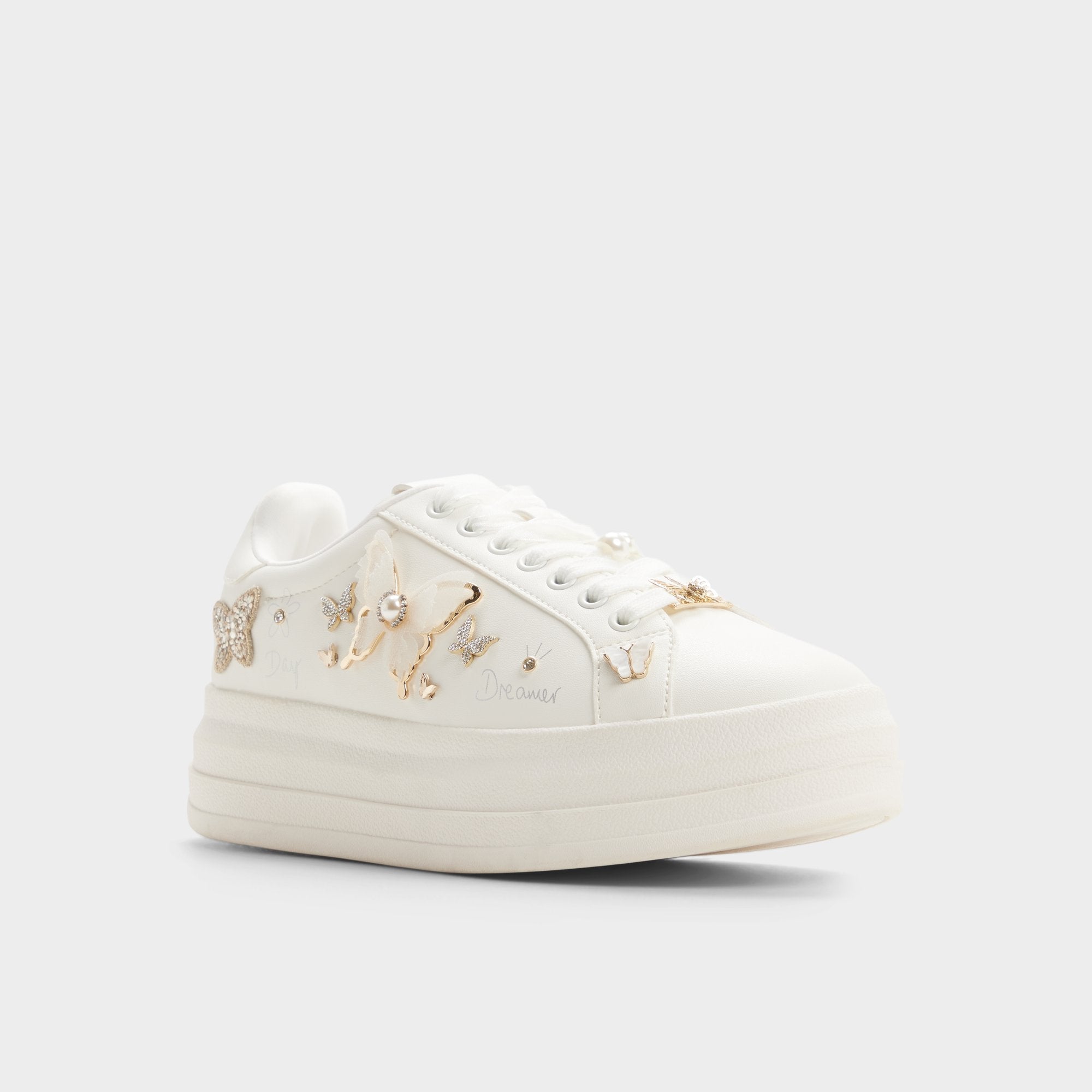 White Pearlwing2 in White - Sneaker, Jogger sole | Aldo