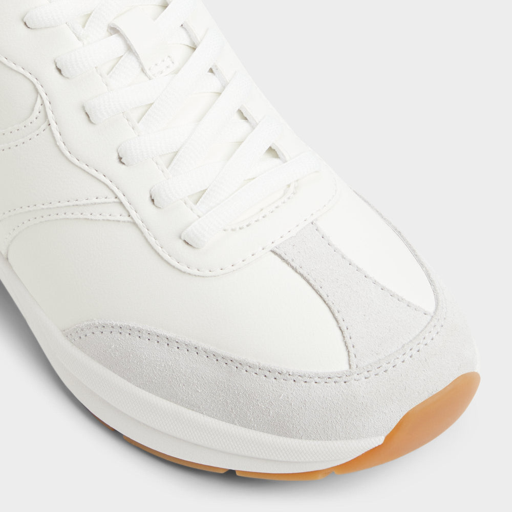 White Combo Clubchic White Combo Women's Athletic Sneakers - Jogger sneaker | Aldo