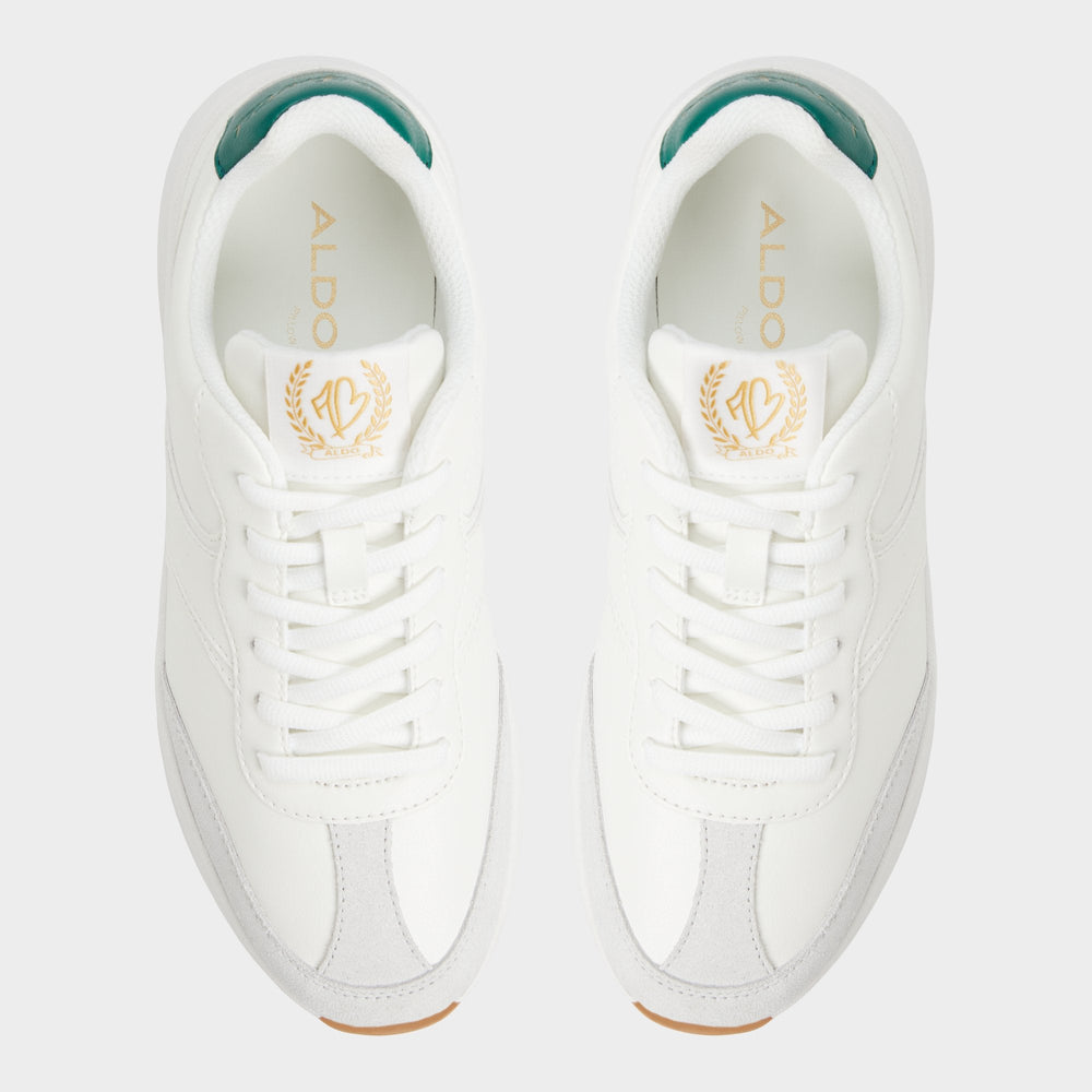 White Combo Clubchic White Combo Women's Athletic Sneakers - Jogger sneaker | Aldo