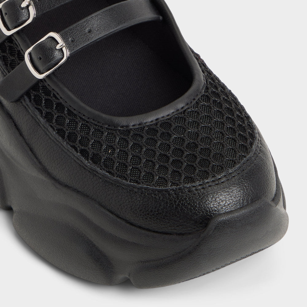 Black Aethera Black Women's Platform and wedge sneakers - Mary Jane Sneakers, Jogger sole | Aldo