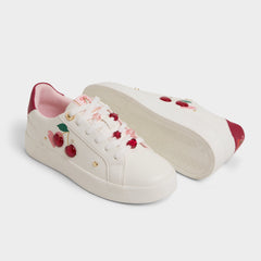 White Cherrylove White Women's Low top sneakers - Low top sneaker, Platform | Aldo