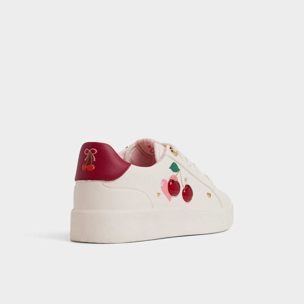 White Cherrylove White Women's Low top sneakers - Low top sneaker, Platform | Aldo