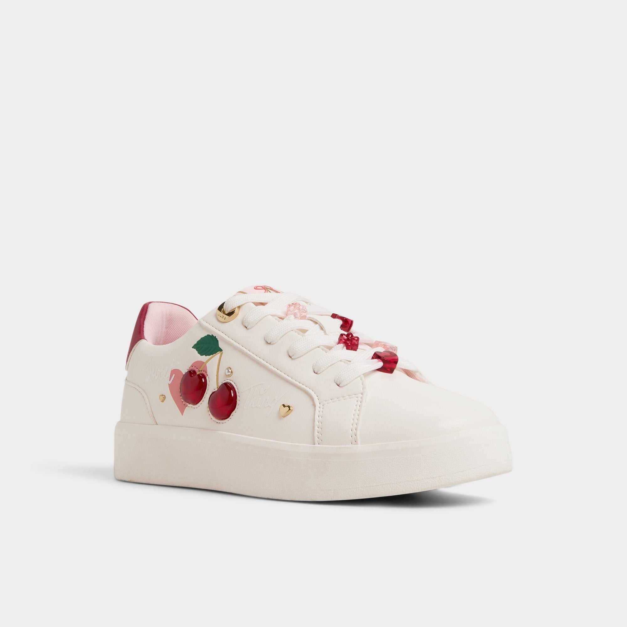 White Cherrylove White Women's Low top sneakers - Low top sneaker, Platform | Aldo
