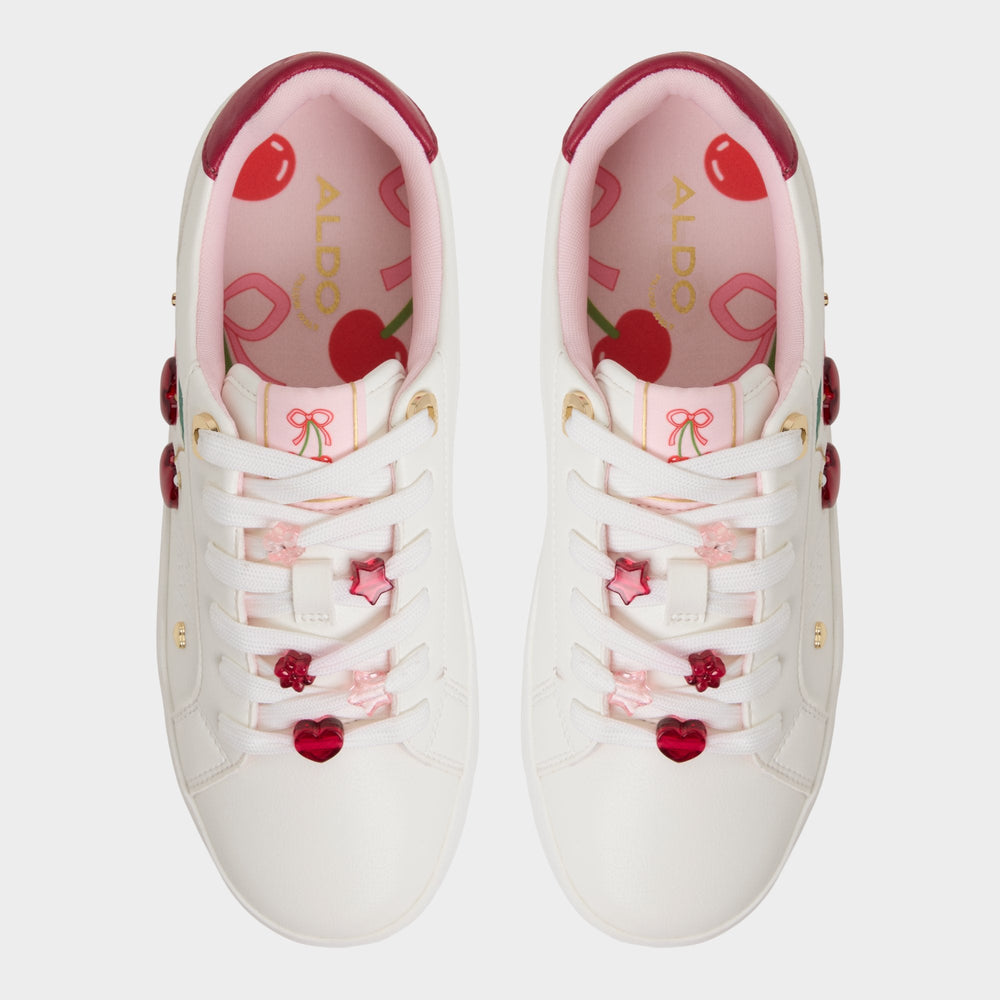White Cherrylove White Women's Low top sneakers - Low top sneaker, Platform | Aldo