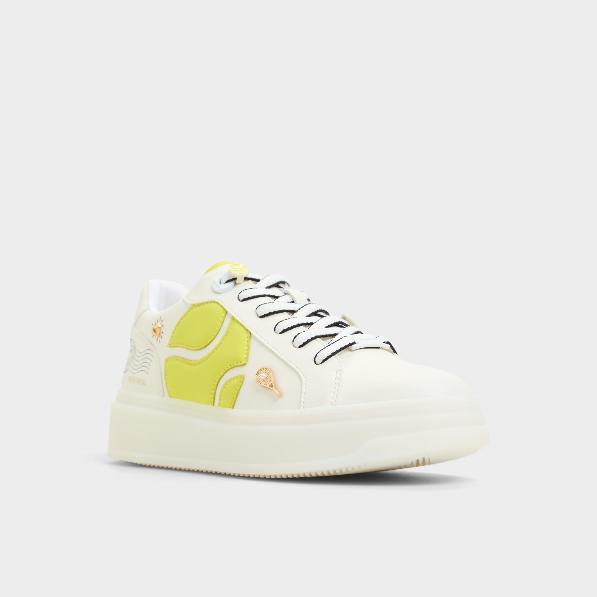 White Combo Clubchamp White Combo Women's Platform and wedge sneakers - Low top sneaker | Aldo