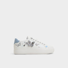 White/Multi Saxony White/Multi Women's Platform and wedge sneakers - Low top sneaker | Aldo