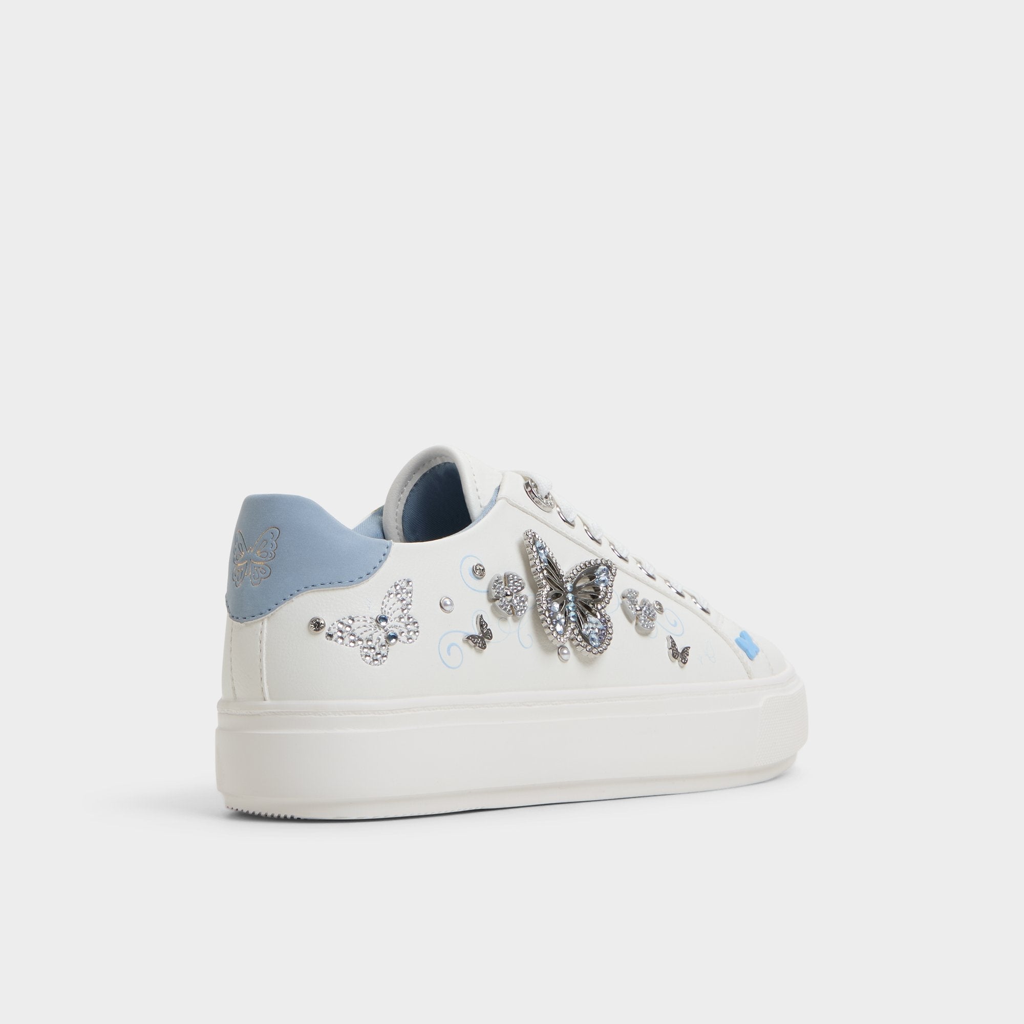 White/Multi Saxony White/Multi Women's Platform and wedge sneakers - Low top sneaker | Aldo
