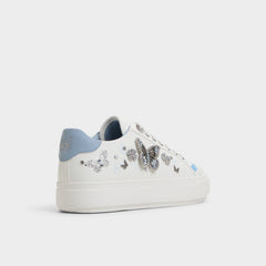 White/Multi Saxony White/Multi Women's Platform and wedge sneakers - Low top sneaker | Aldo